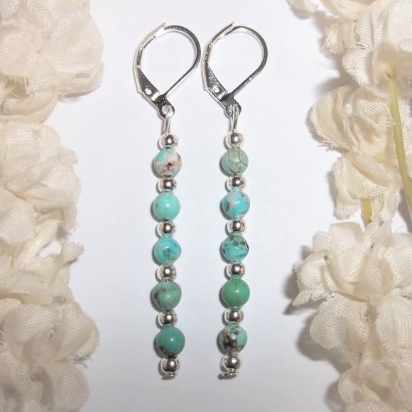 Earring, Blue and Green Turquoise Earring, Earring, Earring Earring Set NWT A202 - Picture 1 of 8